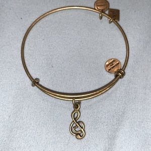 Gold Treble Clef Bracelet